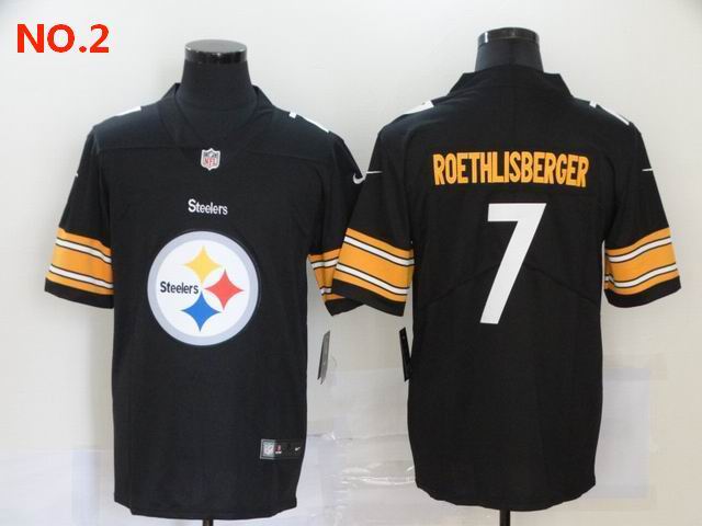 Men's Pittsburgh Steelers #7 Ben Roethlisberger Jersey NO.2;